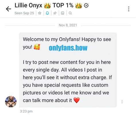 onlyfans welcome message example|OnlyFans Welcome Message: Tips and Example Ideas